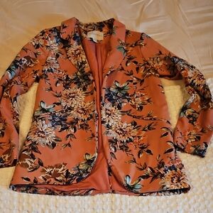 Floral Carolina BELLE Women's Blazer size Small